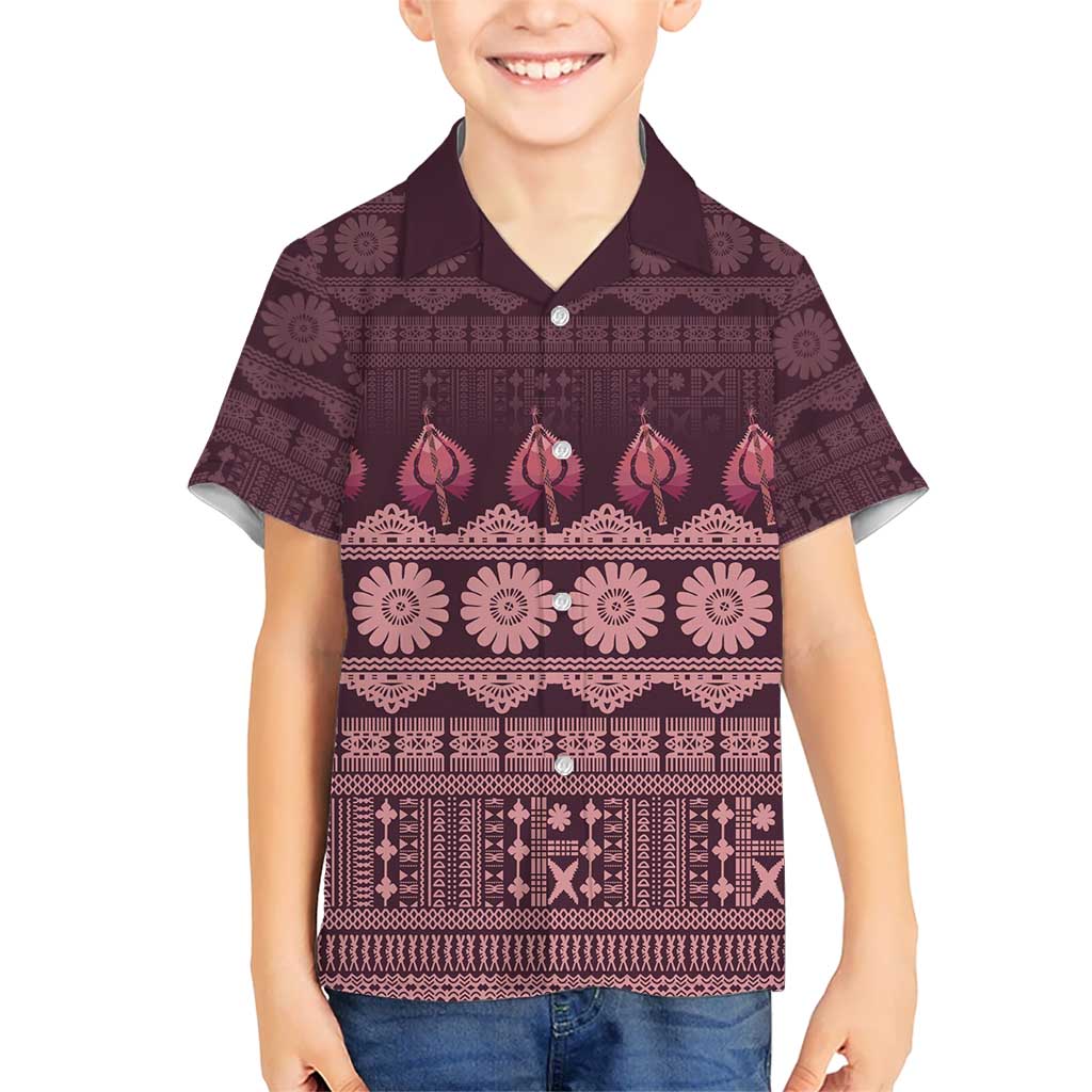 Bula Fiji Iri ni Meke Hawaiian Shirt Piqi Fijian Masi - Polynesian Pride