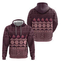 Bula Fiji Iri ni Meke Hoodie Piqi Fijian Masi LT14 - Polynesian Pride