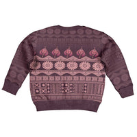 Bula Fiji Iri ni Meke Kid Ugly Christmas Sweater Piqi Fijian Masi - Polynesian Pride