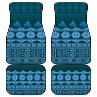Bula Fiji Iri ni Meke Car Mats Karakarawa Fijian Masi LT14 - Polynesian Pride