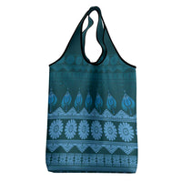 Bula Fiji Iri ni Meke Grocery Bag Karakarawa Fijian Masi LT14 - Polynesian Pride