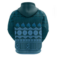 Bula Fiji Iri ni Meke Hoodie Karakarawa Fijian Masi LT14 - Polynesian Pride