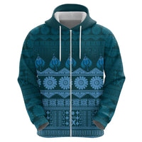 Bula Fiji Iri ni Meke Hoodie Karakarawa Fijian Masi LT14 - Polynesian Pride