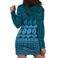 Bula Fiji Iri ni Meke Hoodie Dress Karakarawa Fijian Masi - Polynesian Pride