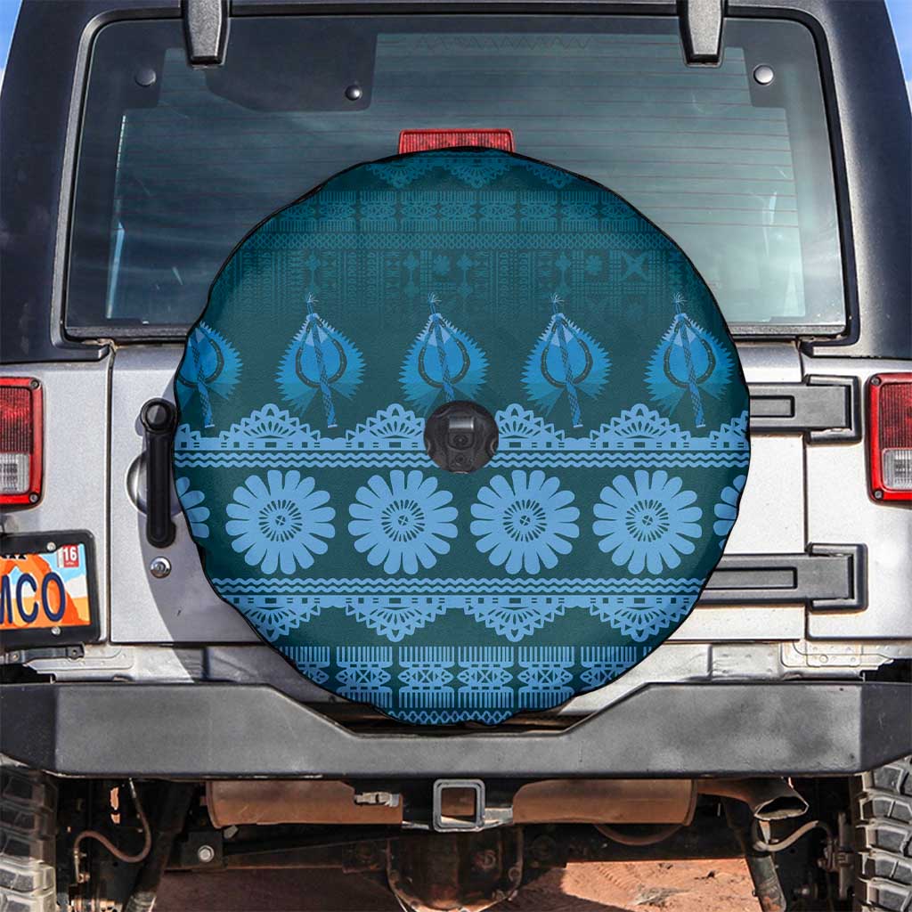 Bula Fiji Iri ni Meke Spare Tire Cover Karakarawa Fijian Masi - Polynesian Pride