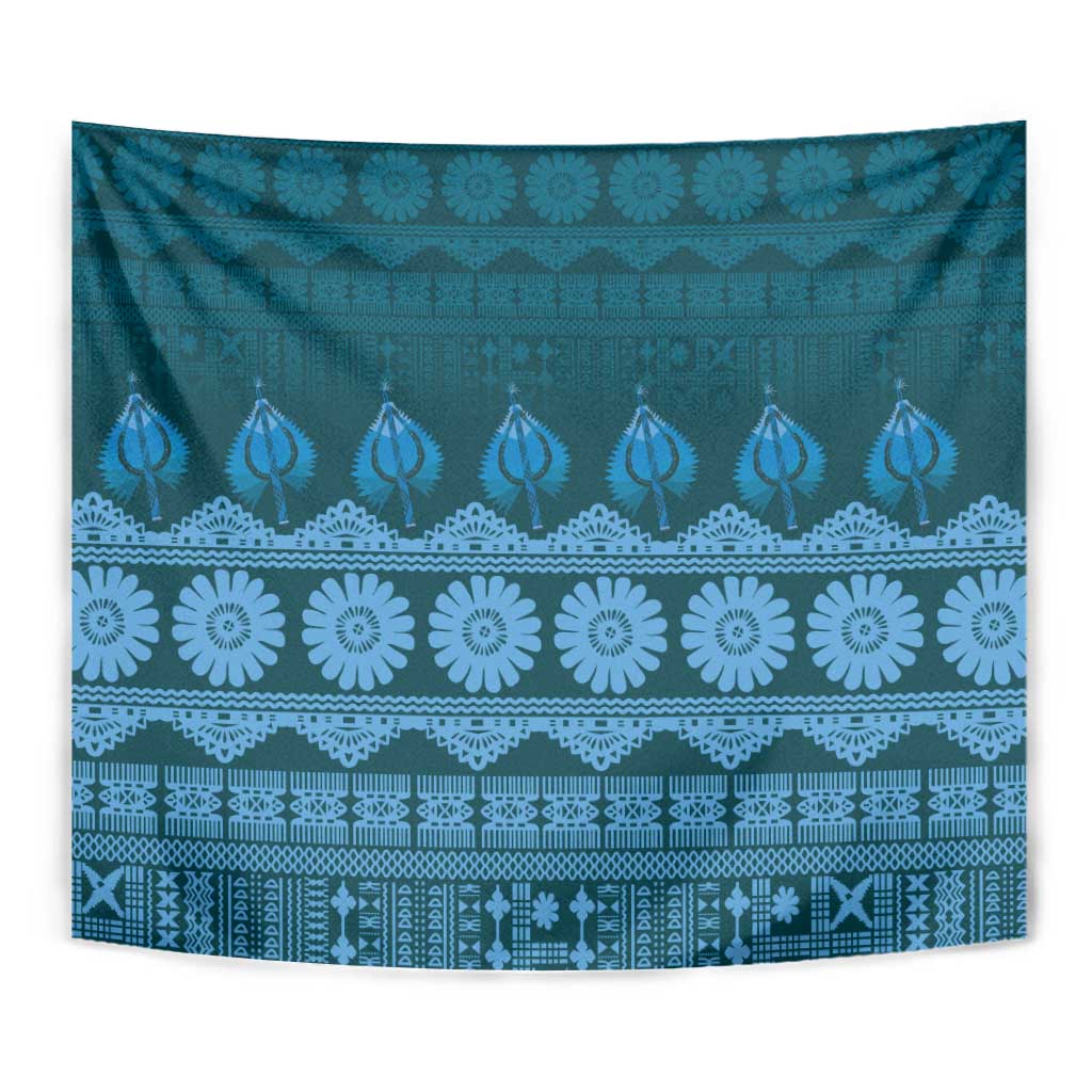 Bula Fiji Iri ni Meke Tapestry Karakarawa Fijian Masi - Polynesian Pride