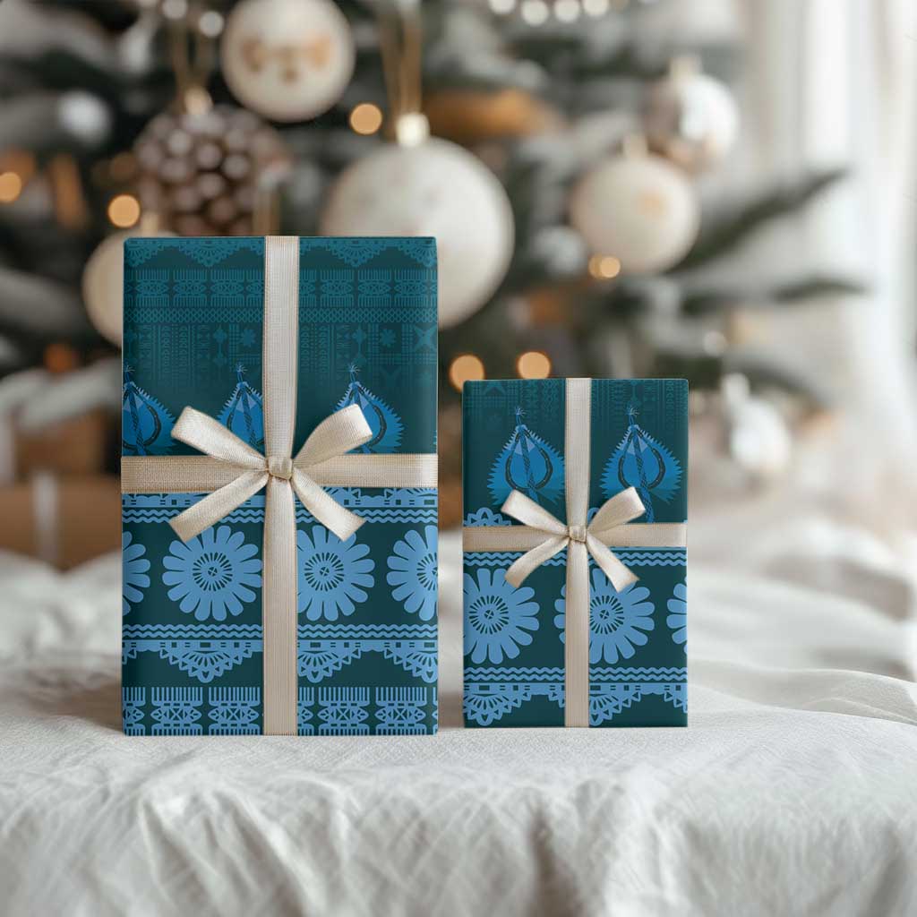 Bula Fiji Iri ni Meke Wrapping Paper Karakarawa Fijian Masi - Polynesian Pride