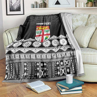 Fiji Tapa Rugby Custom Blanket Go Fijiana - Polynesian Pride