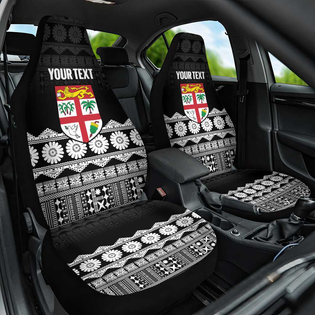 Fiji Tapa Rugby Custom Car Seat Cover Go Fijiana - Polynesian Pride