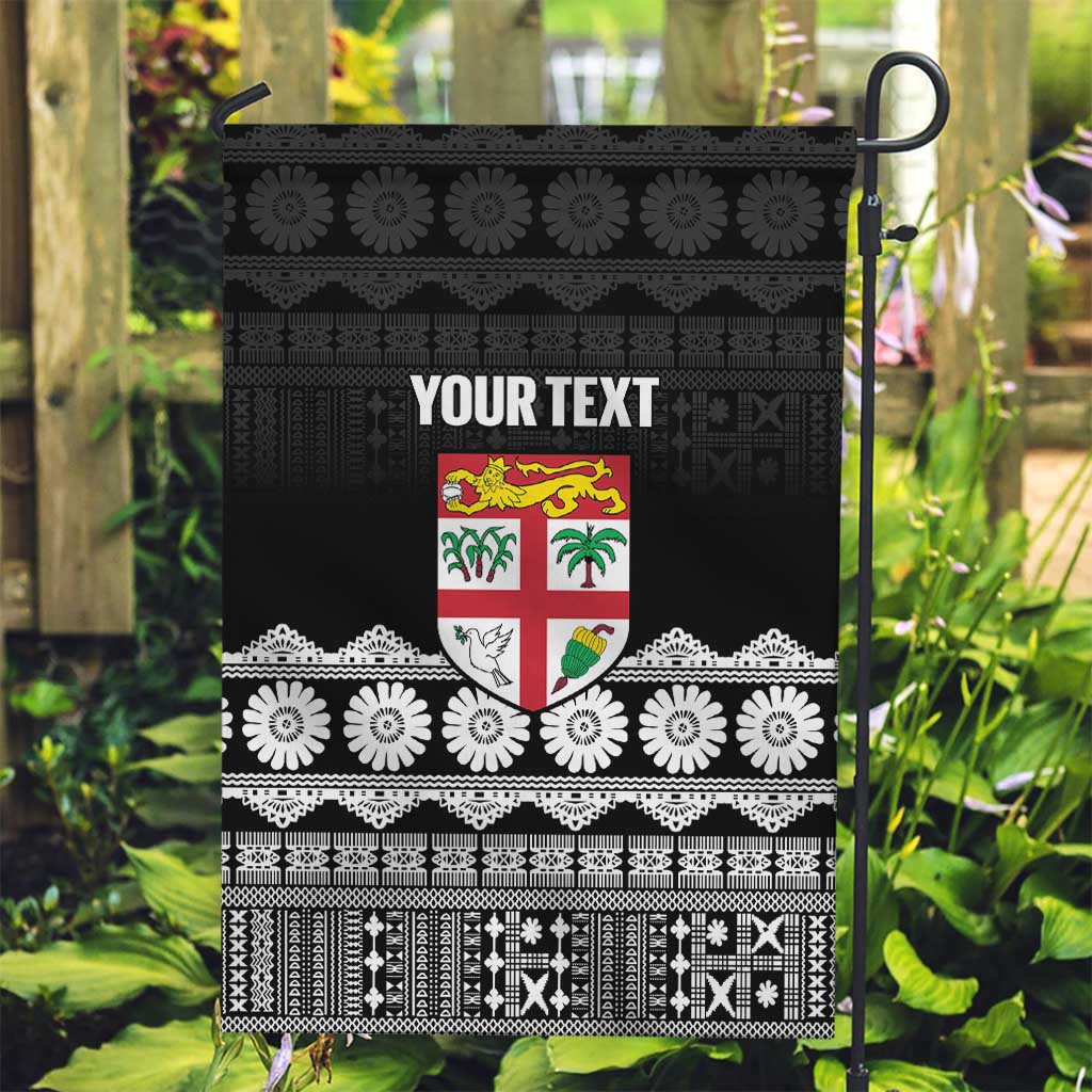 Fiji Tapa Rugby Custom Garden Flag Go Fijiana - Polynesian Pride
