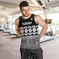 Fiji Tapa Rugby Custom Men Tank Top Go Fijiana - Polynesian Pride