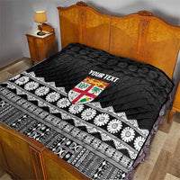 Fiji Tapa Rugby Custom Quilt Go Fijiana - Polynesian Pride