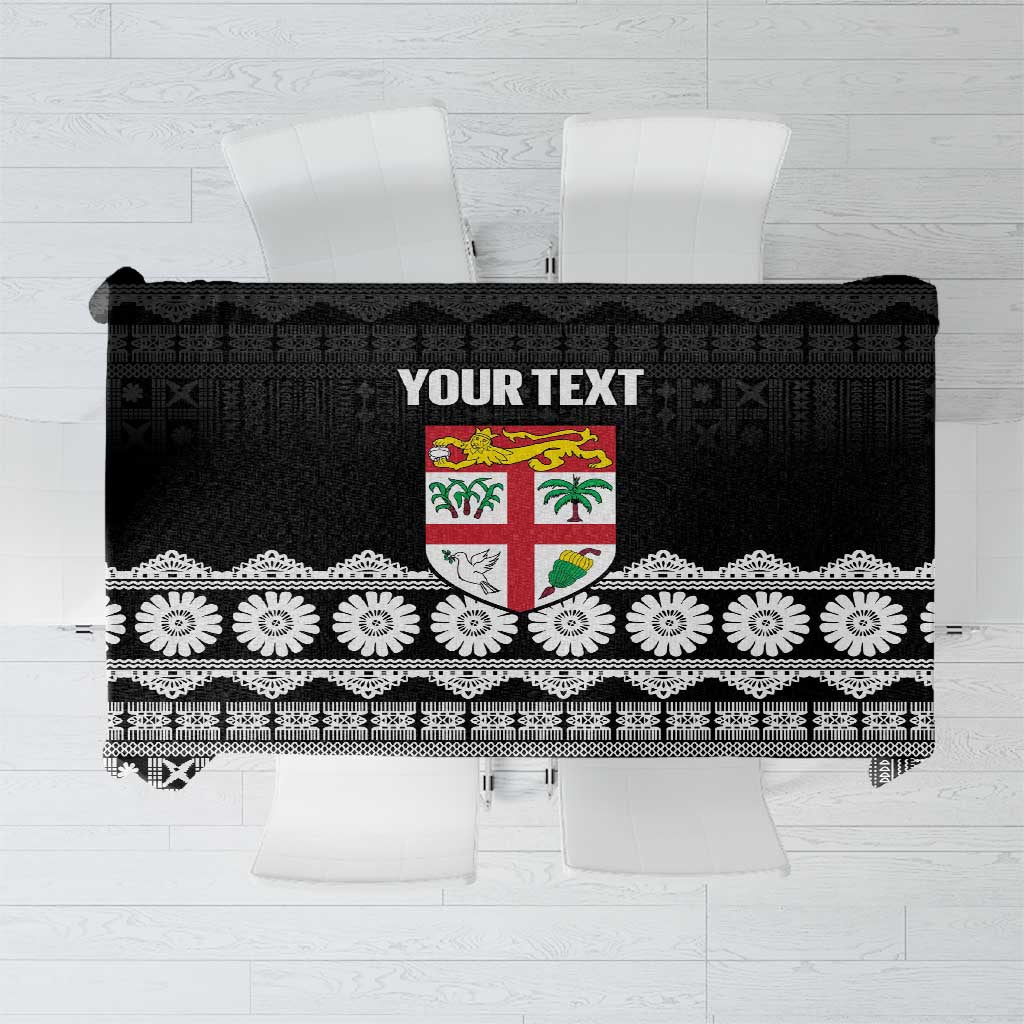 Fiji Tapa Rugby Custom Tablecloth Go Fijiana - Polynesian Pride