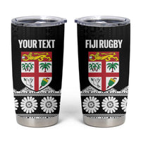 Fiji Tapa Rugby Custom Tumbler Cup Go Fijiana - Polynesian Pride