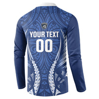 Auckland 2026 Rugby Custom Button Sweatshirt NZ Maori Silver Fern