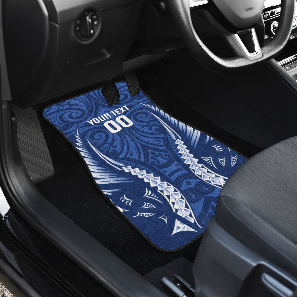 Auckland 2026 Rugby Custom Car Mats NZ Maori Silver Fern