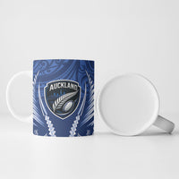Auckland 2026 Rugby Custom Ceramic Mug NZ Maori Silver Fern