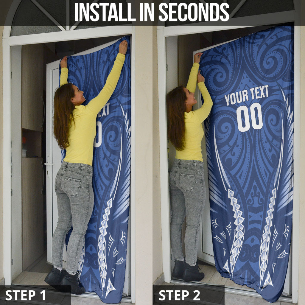 Auckland 2026 Rugby Custom Door Cover NZ Maori Silver Fern