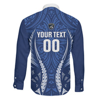 Auckland 2026 Rugby Custom Family Matching Short Sleeve Bodycon Dress and Hawaiian Shirt NZ Maori Silver Fern LT14 - Polynesian Pride