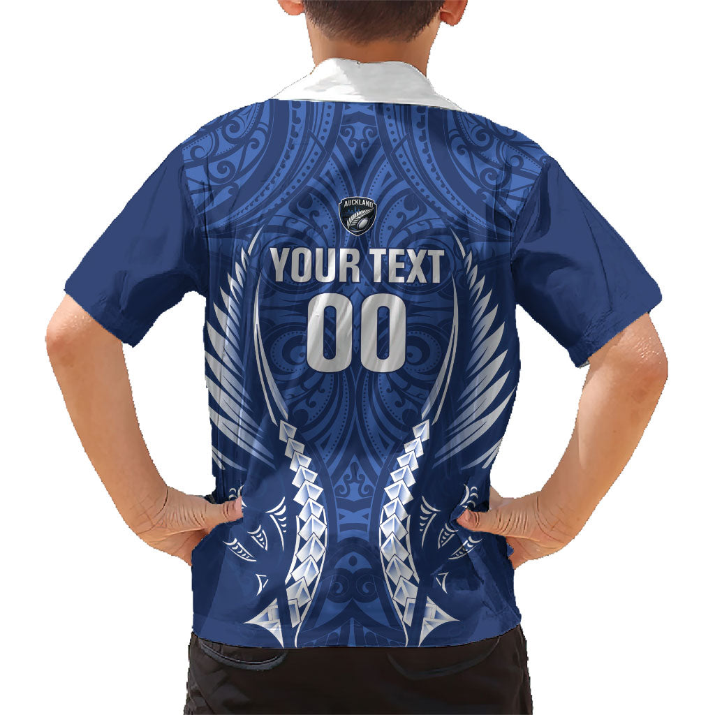 Auckland 2026 Rugby Custom Hawaiian Shirt NZ Maori Silver Fern