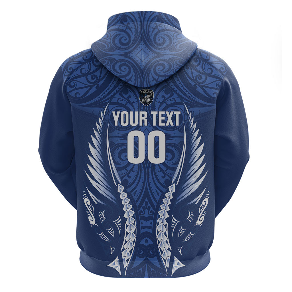 Auckland 2026 Rugby Custom Hoodie NZ Maori Silver Fern LT14 - Polynesian Pride