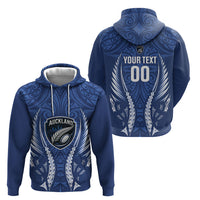Auckland 2026 Rugby Custom Hoodie NZ Maori Silver Fern LT14 - Polynesian Pride