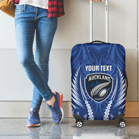 Auckland 2026 Rugby Custom Luggage Cover NZ Maori Silver Fern LT14 - Polynesian Pride
