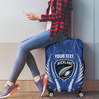 Auckland 2026 Rugby Custom Luggage Cover NZ Maori Silver Fern LT14 - Polynesian Pride