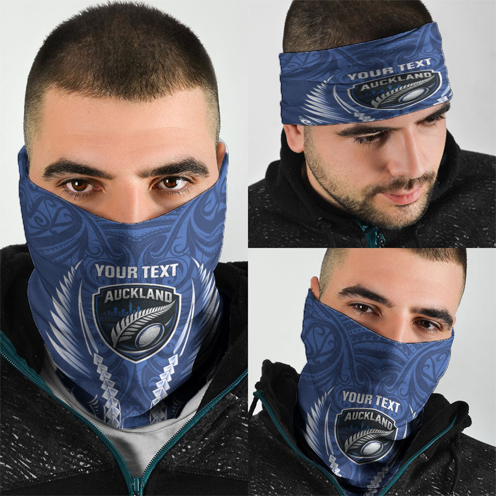 Auckland 2026 Rugby Custom Neck Gaiter NZ Maori Silver Fern
