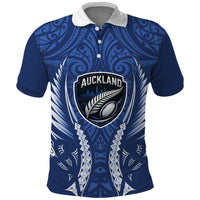 Auckland 2026 Rugby Custom Polo Shirt NZ Maori Silver Fern
