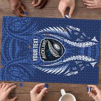 Auckland 2026 Rugby Custom Puzzle NZ Maori Silver Fern LT14 - Polynesian Pride