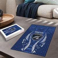 Auckland 2026 Rugby Custom Puzzle NZ Maori Silver Fern LT14 - Polynesian Pride