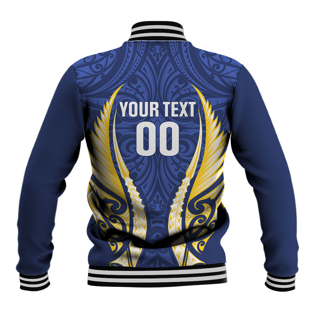 Bay of Plenty 2026 Rugby Custom Baseball Jacket NZ Maori Silver Fern LT14 - Polynesian Pride