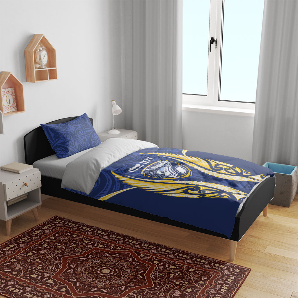 Bay of Plenty 2026 Rugby Custom Bedding Set NZ Maori Silver Fern LT14 - Polynesian Pride