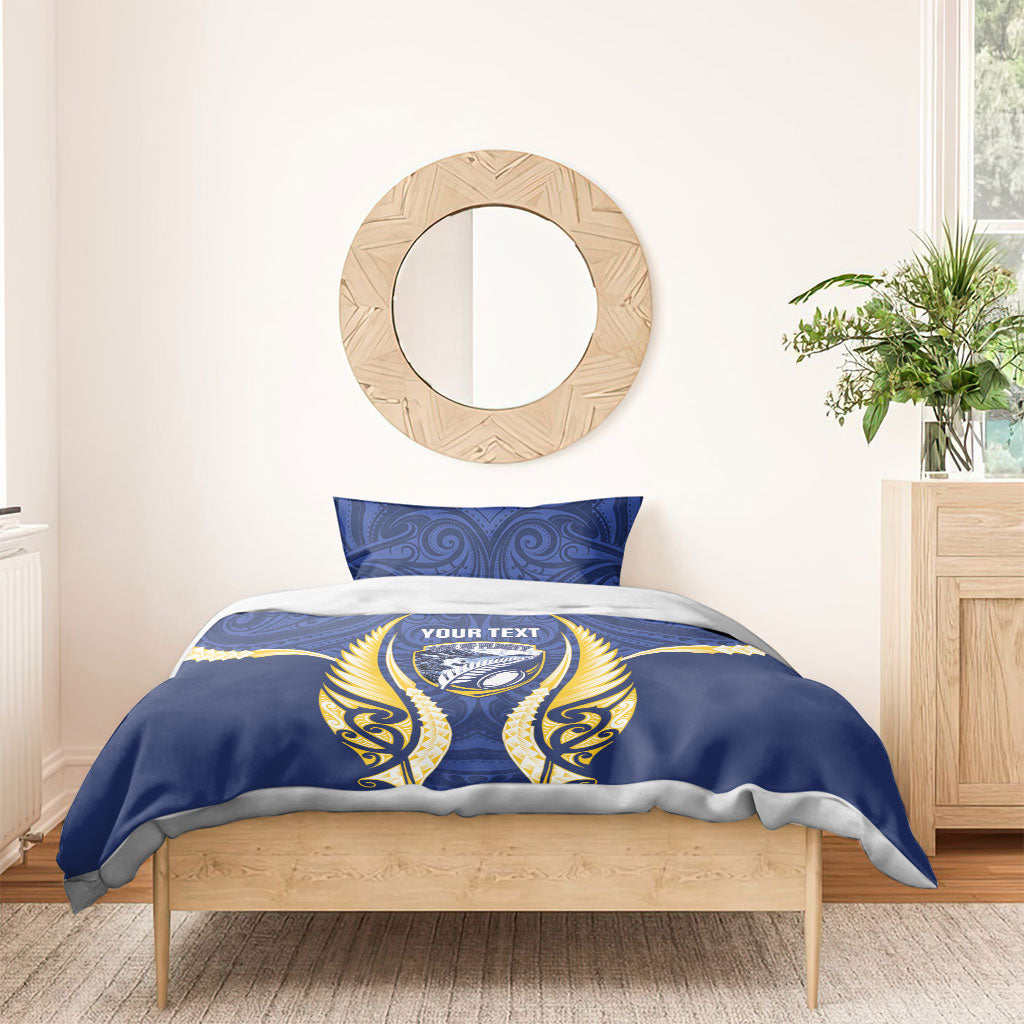 Bay of Plenty 2026 Rugby Custom Bedding Set NZ Maori Silver Fern LT14 - Polynesian Pride