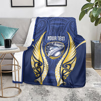 Bay of Plenty 2026 Rugby Custom Blanket NZ Maori Silver Fern LT14 - Polynesian Pride