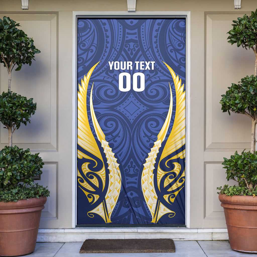 Bay of Plenty 2026 Rugby Custom Door Cover NZ Maori Silver Fern