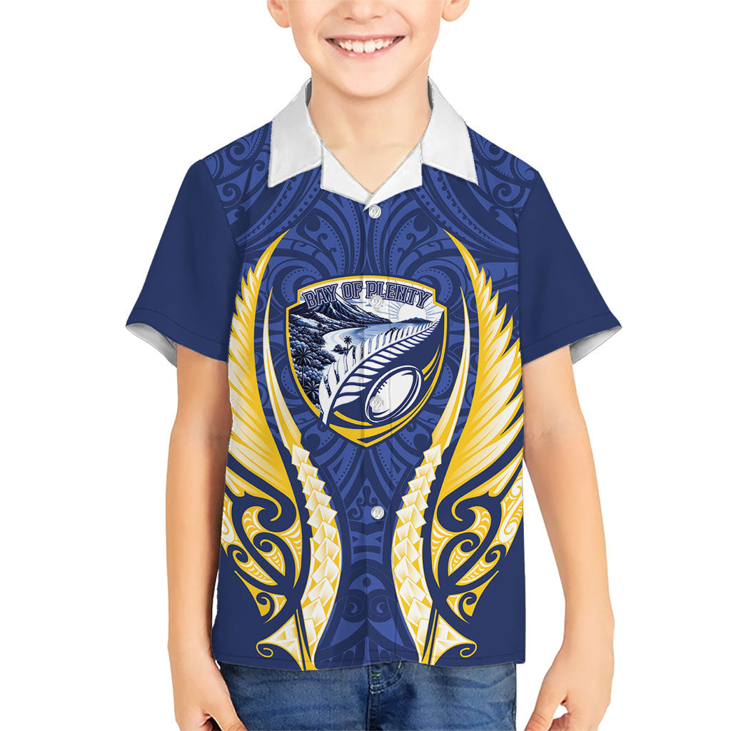 Bay of Plenty 2026 Rugby Custom Hawaiian Shirt NZ Maori Silver Fern