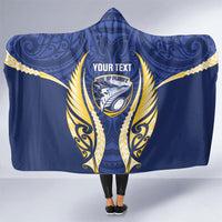 Bay of Plenty 2026 Rugby Custom Hooded Blanket NZ Maori Silver Fern