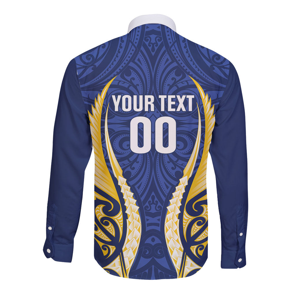 Bay of Plenty 2026 Rugby Custom Long Sleeve Button Shirt NZ Maori Silver Fern