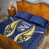 Bay of Plenty 2026 Rugby Custom Quilt Bed Set NZ Maori Silver Fern