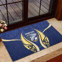 Bay of Plenty 2026 Rugby Custom Rubber Doormat NZ Maori Silver Fern