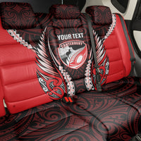 Canterbury 2026 Rugby Custom Back Car Seat Cover NZ Maori Silver Fern LT14 - Polynesian Pride