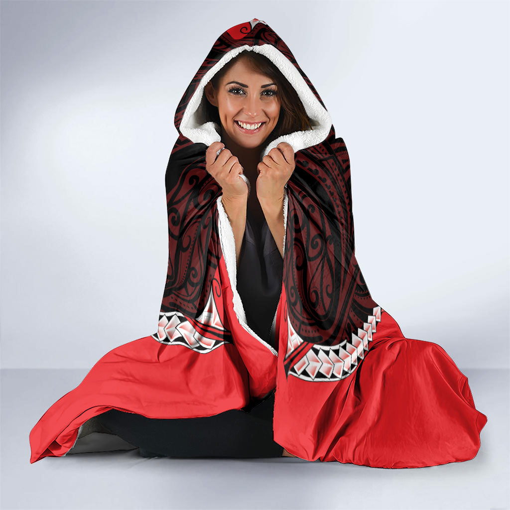 Canterbury 2026 Rugby Custom Hooded Blanket NZ Maori Silver Fern