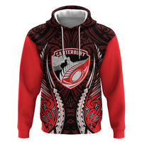 Canterbury 2026 Rugby Custom Hoodie NZ Maori Silver Fern