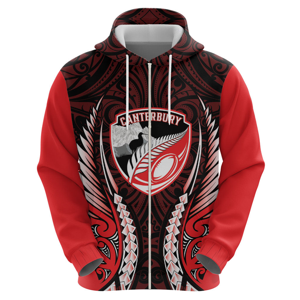 Canterbury 2026 Rugby Custom Hoodie NZ Maori Silver Fern