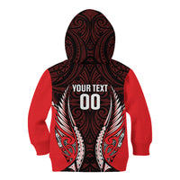 Canterbury 2026 Rugby Custom Kid Hoodie NZ Maori Silver Fern LT14 - Polynesian Pride