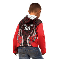Canterbury 2026 Rugby Custom Kid Hoodie NZ Maori Silver Fern LT14 - Polynesian Pride