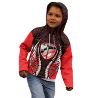 Canterbury 2026 Rugby Custom Kid Hoodie NZ Maori Silver Fern LT14 - Polynesian Pride