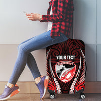 Canterbury 2026 Rugby Custom Luggage Cover NZ Maori Silver Fern LT14 - Polynesian Pride